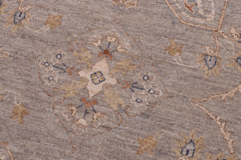 handmade Traditional Kafkaz Gray Blue Hand Knotted RECTANGLE 100% WOOL area rug 12x15