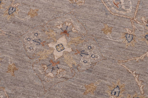 handmade Traditional Kafkaz Gray Blue Hand Knotted RECTANGLE 100% WOOL area rug 12X15