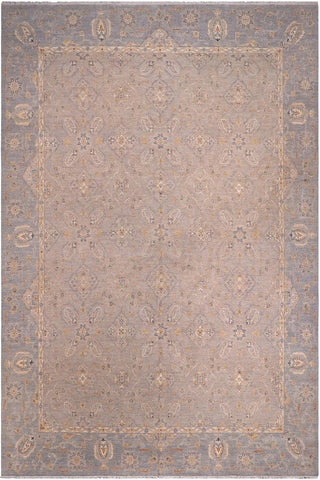 handmade Traditional Kafkaz Gray Blue Hand Knotted RECTANGLE 100% WOOL area rug 12X15