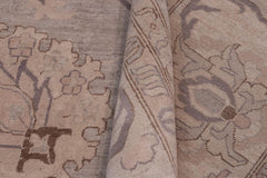 handmade Traditional Kafkaz Gray Tan Hand Knotted RECTANGLE 100% WOOL area rug 12X18