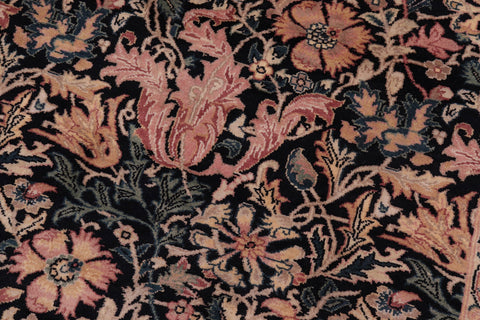 handmade Transitional Gulshanayub Black Red Hand Knotted RECTANGLE 100% WOOL area rug 9' x 12'