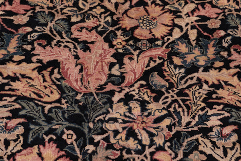 handmade Transitional Gulshanayub Black Red Hand Knotted RECTANGLE 100% WOOL area rug 9' x 12'