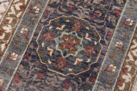 handmade Geometric Mamluk Beige Gray Hand Knotted RECTANGLE 100% WOOL area rug 12 x 16