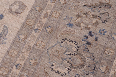 handmade Traditional Kafkaz Beige Tan Hand Knotted RECTANGLE 100% WOOL area rug 12x15