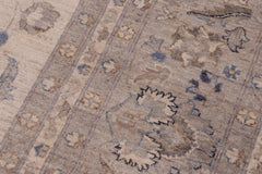 handmade Traditional Kafkaz Beige Tan Hand Knotted RECTANGLE 100% WOOL area rug 12X15