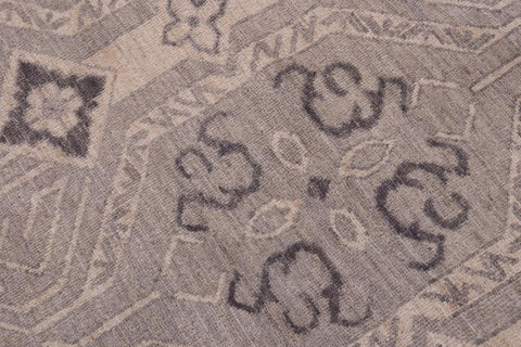 handmade Traditional Kafkaz Blue Tan Hand Knotted RECTANGLE 100% WOOL area rug 12X15