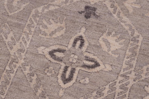 handmade Traditional Kafkaz Blue Tan Hand Knotted RECTANGLE 100% WOOL area rug 12X15