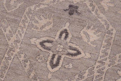 handmade Traditional Kafkaz Blue Tan Hand Knotted RECTANGLE 100% WOOL area rug 12X15