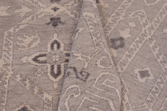 handmade Traditional Kafkaz Blue Tan Hand Knotted RECTANGLE 100% WOOL area rug 12X15