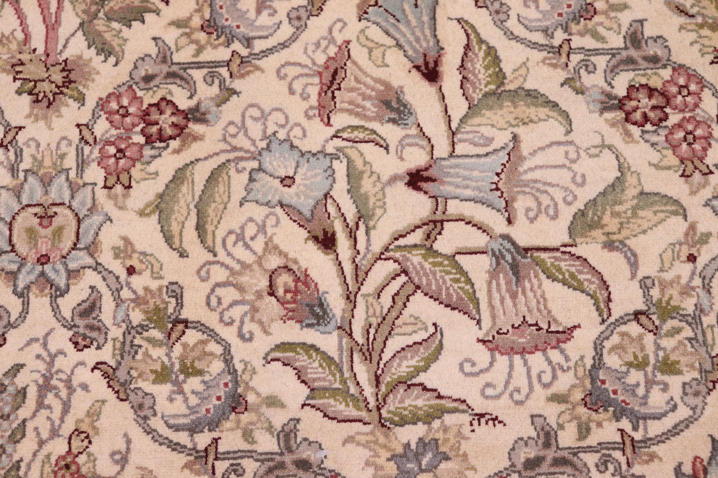 handmade Transitional Nadeem Ivory Ivory Hand Knotted RECTANGLE 100% WOOL area rug 9x12
