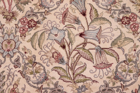 handmade Transitional Nadeem Ivory Ivory Hand Knotted RECTANGLE 100% WOOL area rug 9x12