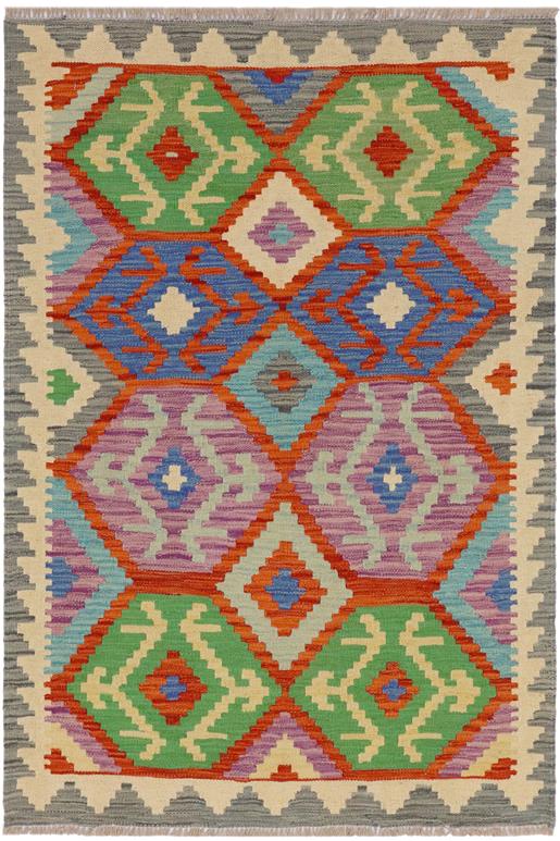 Flat Weave Kilim Antique Navaho Vintage handmade Geometric Kilim Rust Gray Hand-Woven Rectangle 100% Wool Area Rug 3x5 