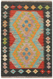 Retro Turkish Kilim Belinda Hand-Woven Wool Rug - 2'3'' x 3'2''