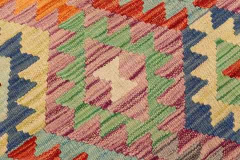 handmade Geometric Kilim Rust Gray Hand-Woven RECTANGLE 100% WOOL area rug 6 x 8
