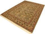 handmade Traditional Lily Green Rust Hand Knotted RECTANGLE 100% WOOL area rug 9x12