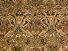 handmade Traditional Lily Green Rust Hand Knotted RECTANGLE 100% WOOL area rug 9x12