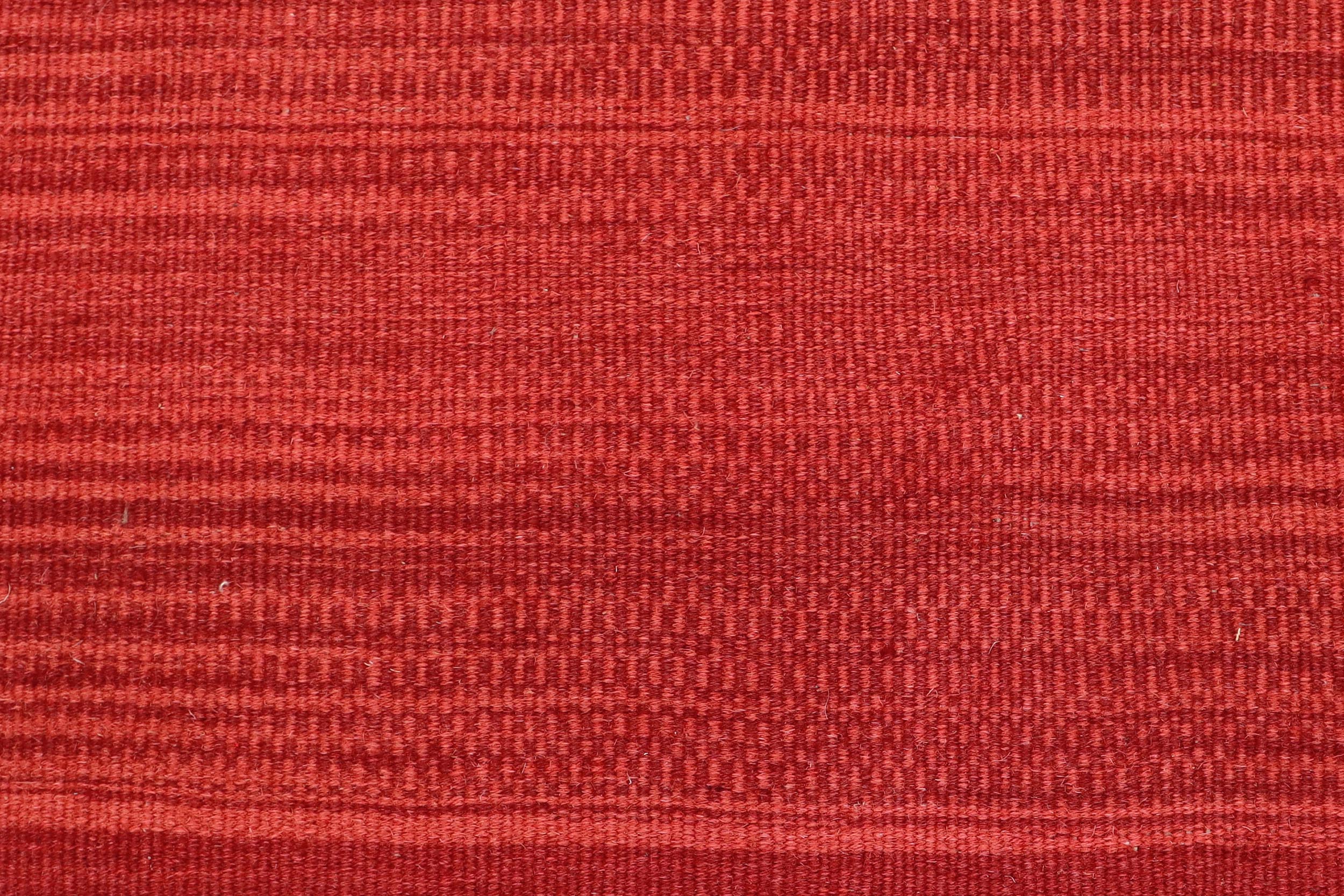 handmade Modern Kilim Red Red Hand-Woven RECTANGLE 100% WOOL area rug 6 x 9
