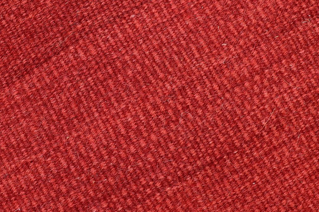 Flat Weave Kilim Antique Navaho Vintage handmade Modern Kilim Red Red Hand-Woven Rectangle 100% Wool Area Rug 6x9 