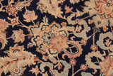 Vintage Agra Sage Blue/Red Wool Rug - 9'2'' x 12'0''