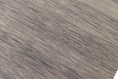 handmade Modern Kilim Gray Gray Hand-Woven RECTANGLE 100% WOOL area rug 8 x 10