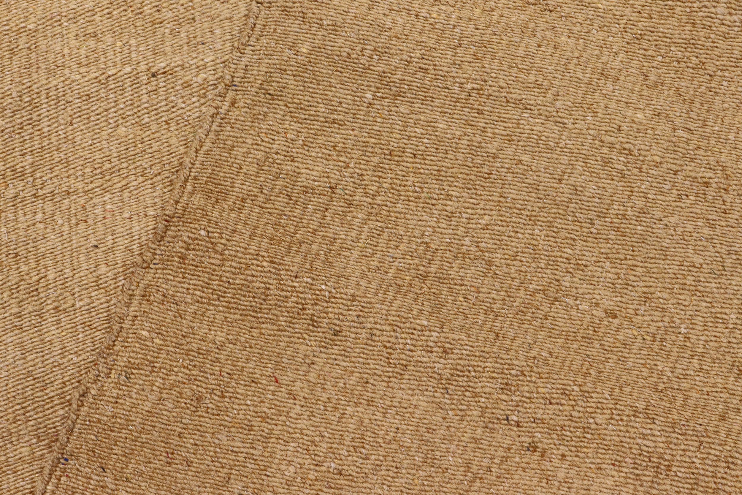 handmade Modern Kilim Beige Gray Hand-Woven RUNNER 100% WOOL area rug 4 x 7