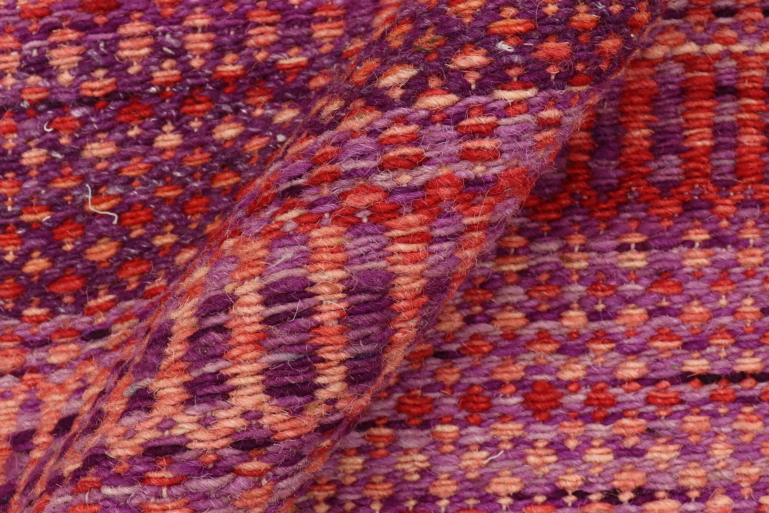 handmade Modern Kilim Blue Gray Hand-Woven RUNNER 100% WOOL area rug 3x7