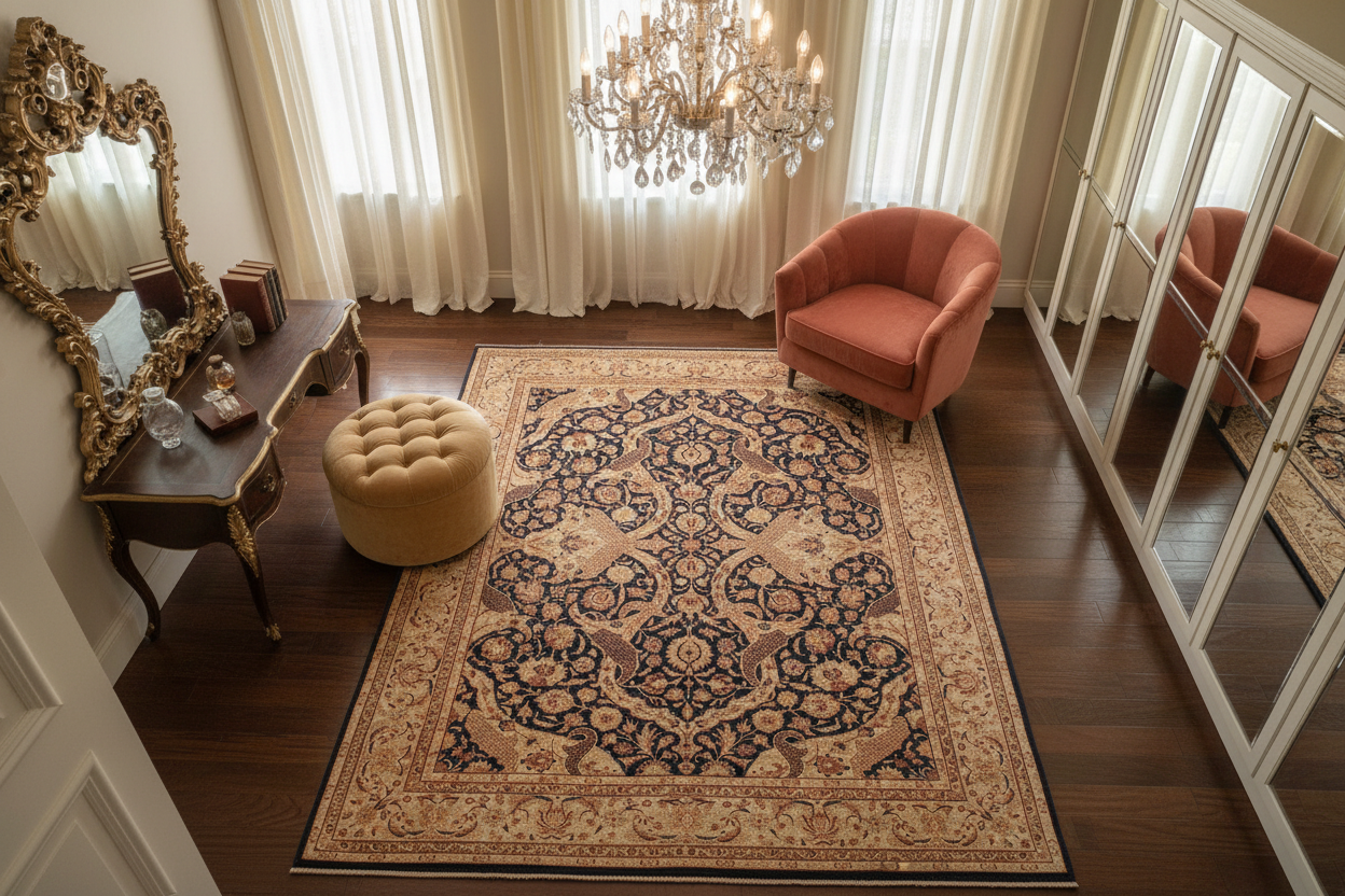handmade Traditional Agra Blue Lt. Green Hand Knotted RECTANGLE 100% WOOL area rug 9 x 12