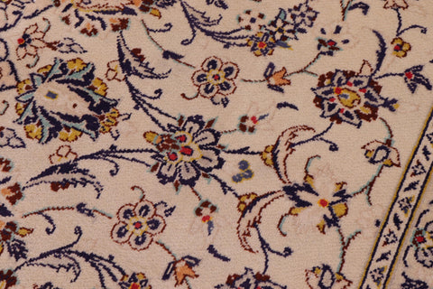 handmade Traditional Nahin Beige Tan Hand Knotted RECTANGLE 100% WOOL area rug 10 x 13