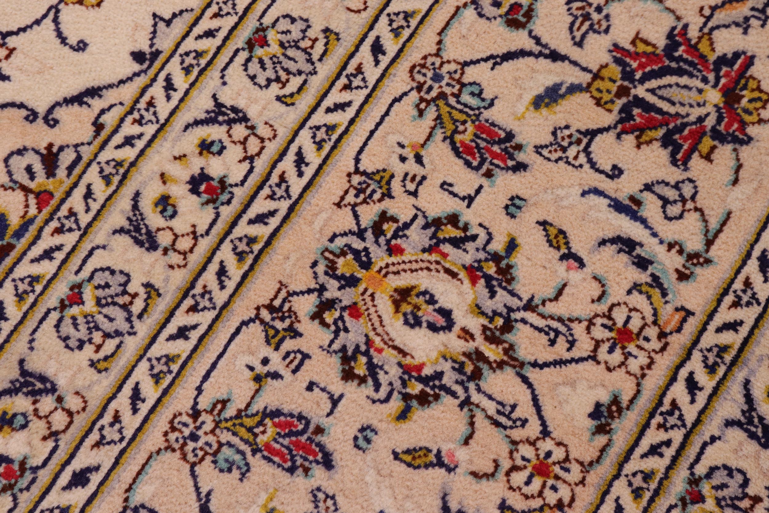 handmade Traditional Nahin Beige Tan Hand Knotted RECTANGLE 100% WOOL area rug 10 x 13