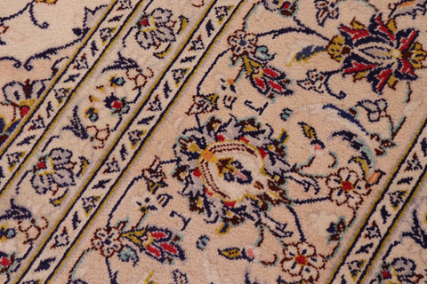 handmade Traditional Nahin Beige Tan Hand Knotted RECTANGLE 100% WOOL area rug 10 x 13