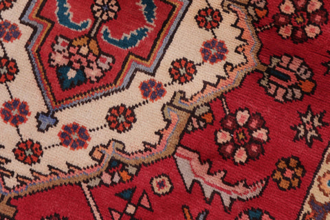 handmade Traditional Kashan Red Gold Hand Knotted RUNNER 100% WOOL area rug 3 x 8