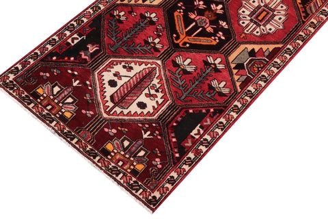 handmade Traditional Tabriz Red Rust Hand Knotted RUNNER 100% WOOL area rug 4 x 10