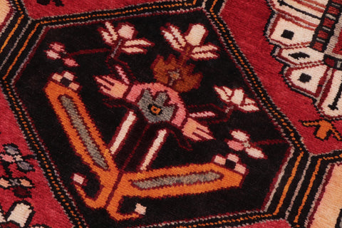 handmade Traditional Tabriz Red Rust Hand Knotted RUNNER 100% WOOL area rug 4 x 10