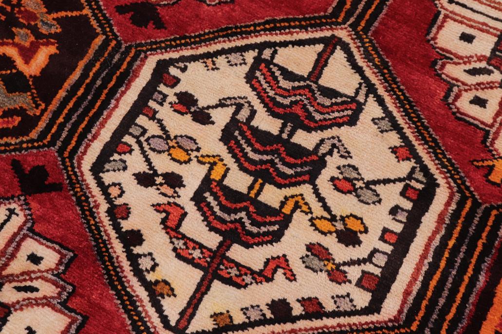 handmade Traditional Tabriz Red Rust Hand Knotted RUNNER 100% Wool Pile area rug 4x10