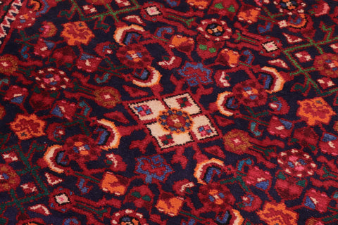 handmade Traditional Tabriz Blue Red Hand Knotted RUNNER 100% WOOL area rug 4 x 10