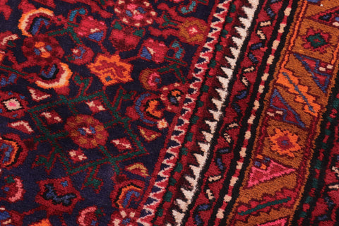 handmade Traditional Tabriz Blue Red Hand Knotted RUNNER 100% WOOL area rug 4 x 10