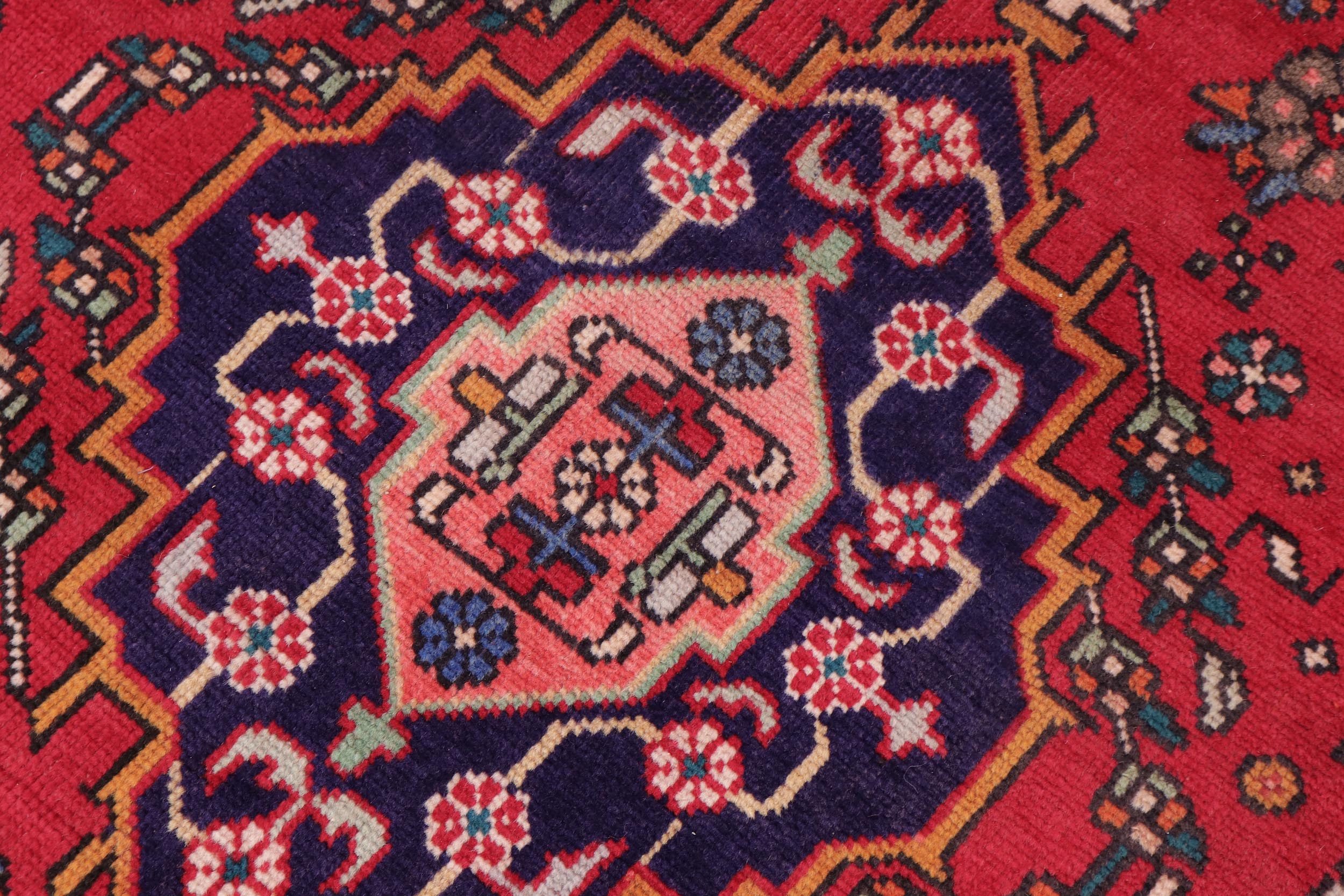 handmade Traditional Tabriz Red Beige Hand Knotted RUNNER 100% WOOL area rug 3 x 8