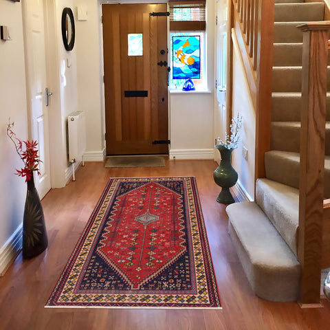 handmade Traditional Tabriz Red Beige Hand Knotted RUNNER 100% WOOL area rug 3 x 6