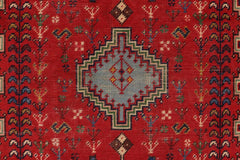 handmade Traditional Tabriz Red Beige Hand Knotted RUNNER 100% Wool Pile area rug 3x6