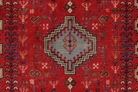 handmade Traditional Tabriz Red Beige Hand Knotted RUNNER 100% WOOL area rug 3 x 6