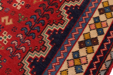 handmade Traditional Tabriz Red Beige Hand Knotted RUNNER 100% WOOL area rug 3 x 6