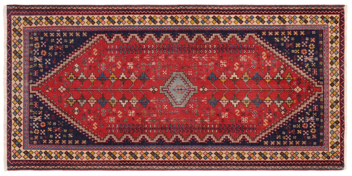 handmade Traditional Tabriz Red Beige Hand Knotted RUNNER 100% WOOL area rug 3 x 6