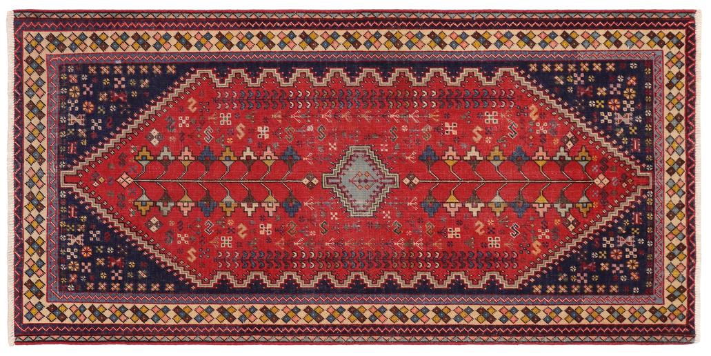 handmade Traditional Tabriz Red Beige Hand Knotted RUNNER 100% Wool Pile area rug 3x6