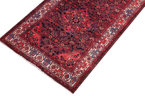 handmade Traditional Tabriz Blue Beige Hand Knotted RUNNER 100% WOOL area rug 4 x 12