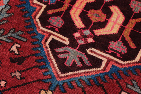 handmade Traditional Tabriz Red Beige Hand Knotted RUNNER 100% WOOL area rug 3 x 9