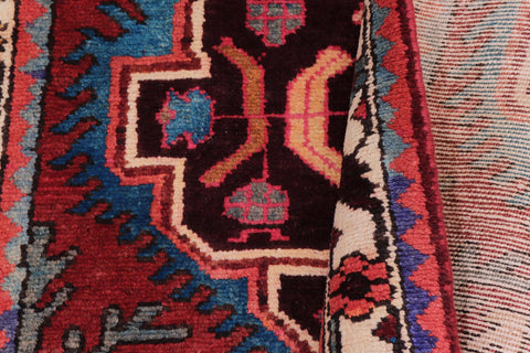 handmade Traditional Tabriz Red Beige Hand Knotted RUNNER 100% WOOL area rug 3 x 9