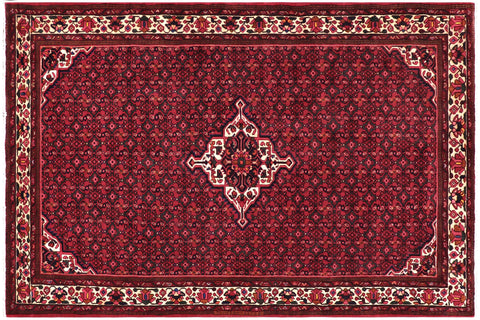 handmade Traditional Tabriz Red Beige Hand Knotted RECTANGLE 100% WOOL area rug 7 x 10
