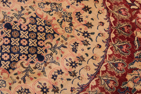 handmade Traditional Hussani Red Blue Hand Knotted RECTANGLE 100% WOOL area rug 9 x 11