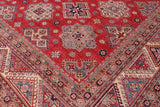handmade Geometric Super Kazak Red Beige Hand Knotted RECTANGLE 100% WOOL area rug 12 x 15