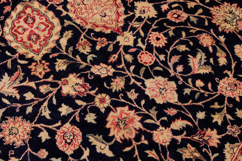 handmade Traditional Ardbeel Blue Red Hand Knotted RECTANGLE 100% WOOL area rug 9 x 12